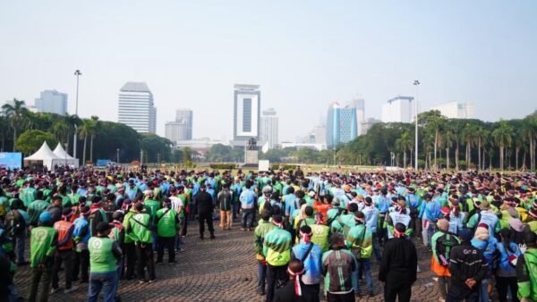 Peran Ojek Online dalam Apel Kebangsaan Jaga Jakarta