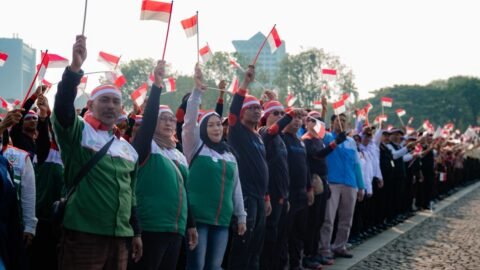 Gotong Royong Jadi Kekuatan dalam Apel Kebangsaan Jaga Jakarta
