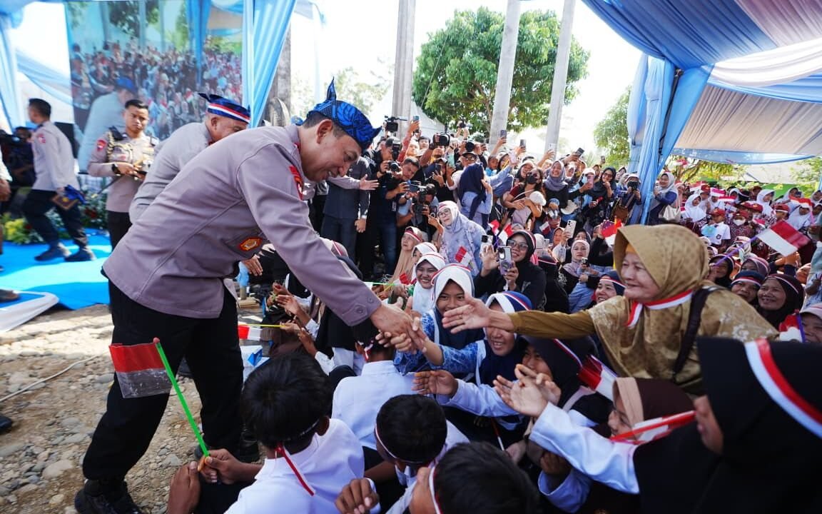 Kapolri: 895 Jembatan Merah Putih Presisi Berikan Manfaat bagi 2 Juta Masyarakat