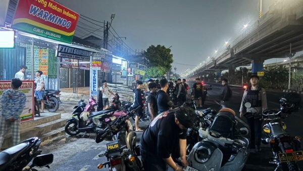 Patroli Gabungan Brimob Amankan Empat Motor Diduga untuk Balap Liar di Jakarta Timur