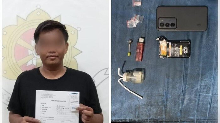 Pria Bawa Sabu Diamankan Saat Razia Polisi di Tamansari
