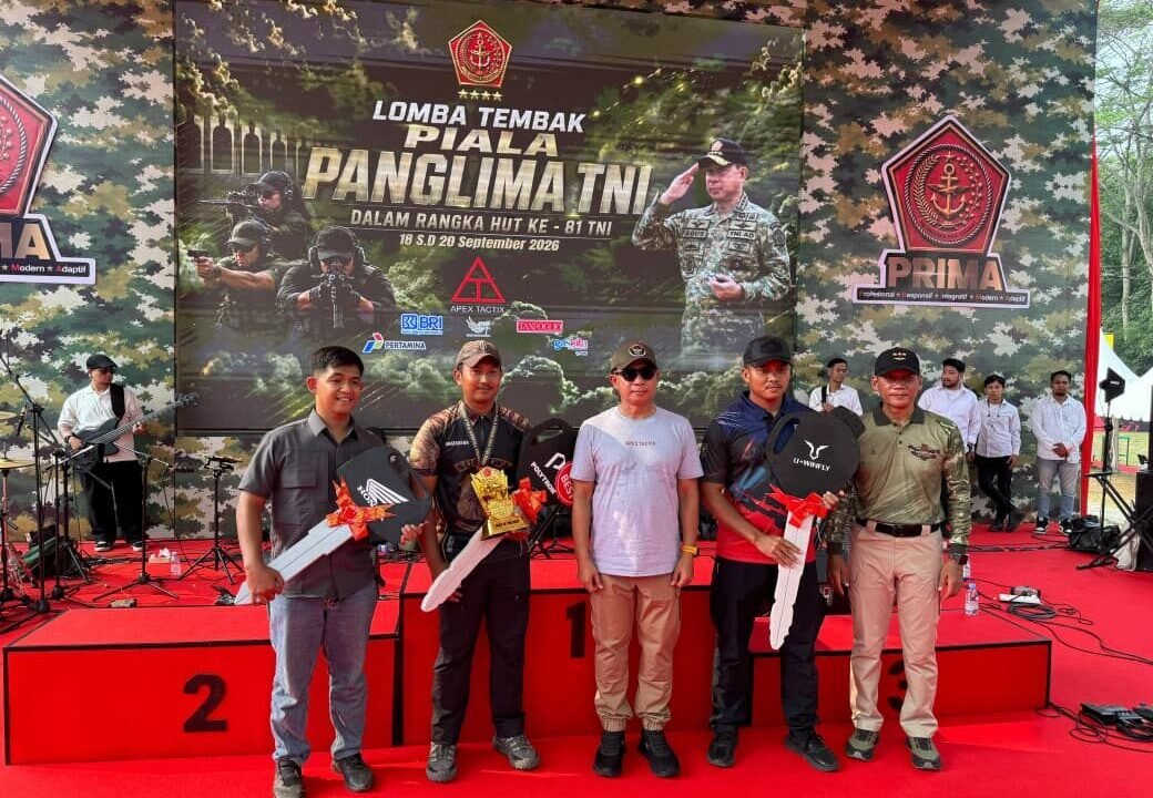 Personel Brimob Polda Metro Jaya Raih Dua Gelar Juara Menembak Piala Panglima TNI 2026