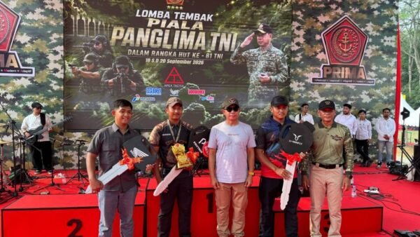 Personel Brimob Polda Metro Jaya Raih Dua Gelar Juara Menembak Piala Panglima TNI 2026
